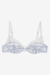 Dee Dee Daisy Underwire Bra - Blue