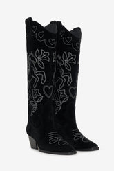 Willa Cowboy Boot - Black