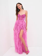Bustier Gown - Pink