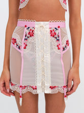 Festival Rose Skirt - Ivory