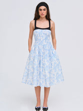 Oliver Midi Dress - Blue