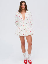 Talia Blazer Dress - Cream