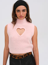 Rebecca Heart Sweater Vest - Pink