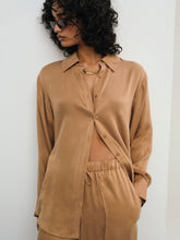 Clarabell Button Down Shirt - CAMEL