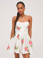 Rosebud Corset Mini Dress - White