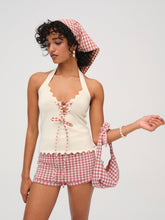 Sisi Scallop Knit Tank - Cream
