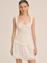 Dreamy Daisy Mini Dress - White