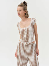 Bella Sleep Top - Brown