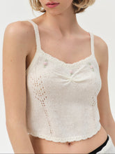 London Knit Cami Top - Cream