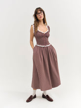 Morgan Midi Dress - Burgundy