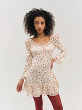 Adahlia Floral Mini Dress - Cream