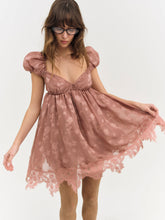 Olivia Mini Dress - Mahogany