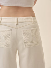 Agnes Denim Pants - White