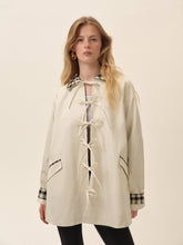 Tiana Reversible Trench Coat - Cream
