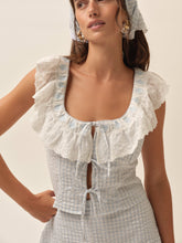 Bradford Gingham Top - Blue
