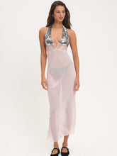 Maia Maxi Slip Dress - Pink