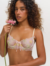Blush Hibiscus Underwire Bra - Pink