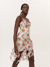 Sunrise Lily Beaded Mini Dress - Cream
