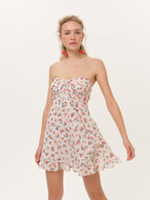 Teagan Mini Dress - Cream Red
