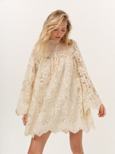 Kaia Corded Mini Dress - Cream