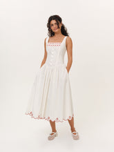 Emma Midi Dress - White