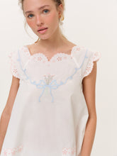 Catherine Mini Dress and Bloomer - White