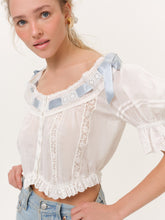 Fable Top - White Blue