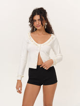 Seashell Cardigan - Cream