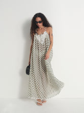 Estelle Cover Up Maxi Dress - Cream Black