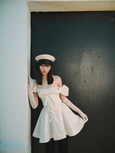 Evaline Mini Dress - Cream