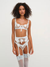 Pure Heart Garter - White