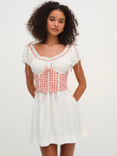 Georgia Corset Slip Dress - Red