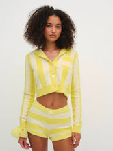 Sleepy Stripe Hoodie - Yellow