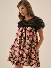 Belmond Floral Mini Dress - Black