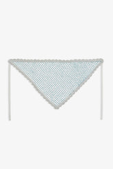 Amber Headscarf - Blue Sequin