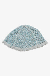 Amber Beanie - Blue Sequin