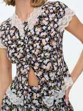 Canyon Blossom Top - Black