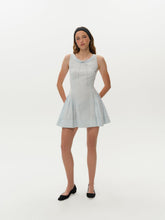 Scotch Bonnet Gingham Mini Dress - Blue