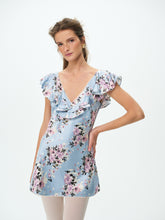 Magnolia Mini Dress - Blue