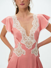 Luna Rose Mini Dress - Coral