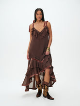 Layla Maxi Dress - Chocolate