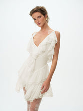 Layla Asymmetrical Mini Dress - Cream