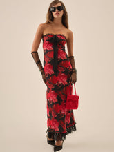 Dark Romance Maxi Dress - Red