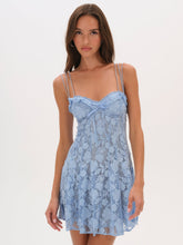 Kate Mini Dress - Blue