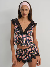 Kayla Sleep Top - Navy