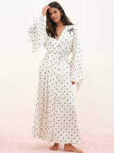 Lady Dot Robe - Cream