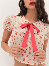 Leah Crop Top - Cream
