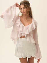Lila Flare Top - Pink