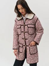 Marlene Floral Chore Coat - Purple