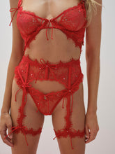 Sonja Garter Belt - Red
